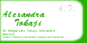 alexandra tokaji business card